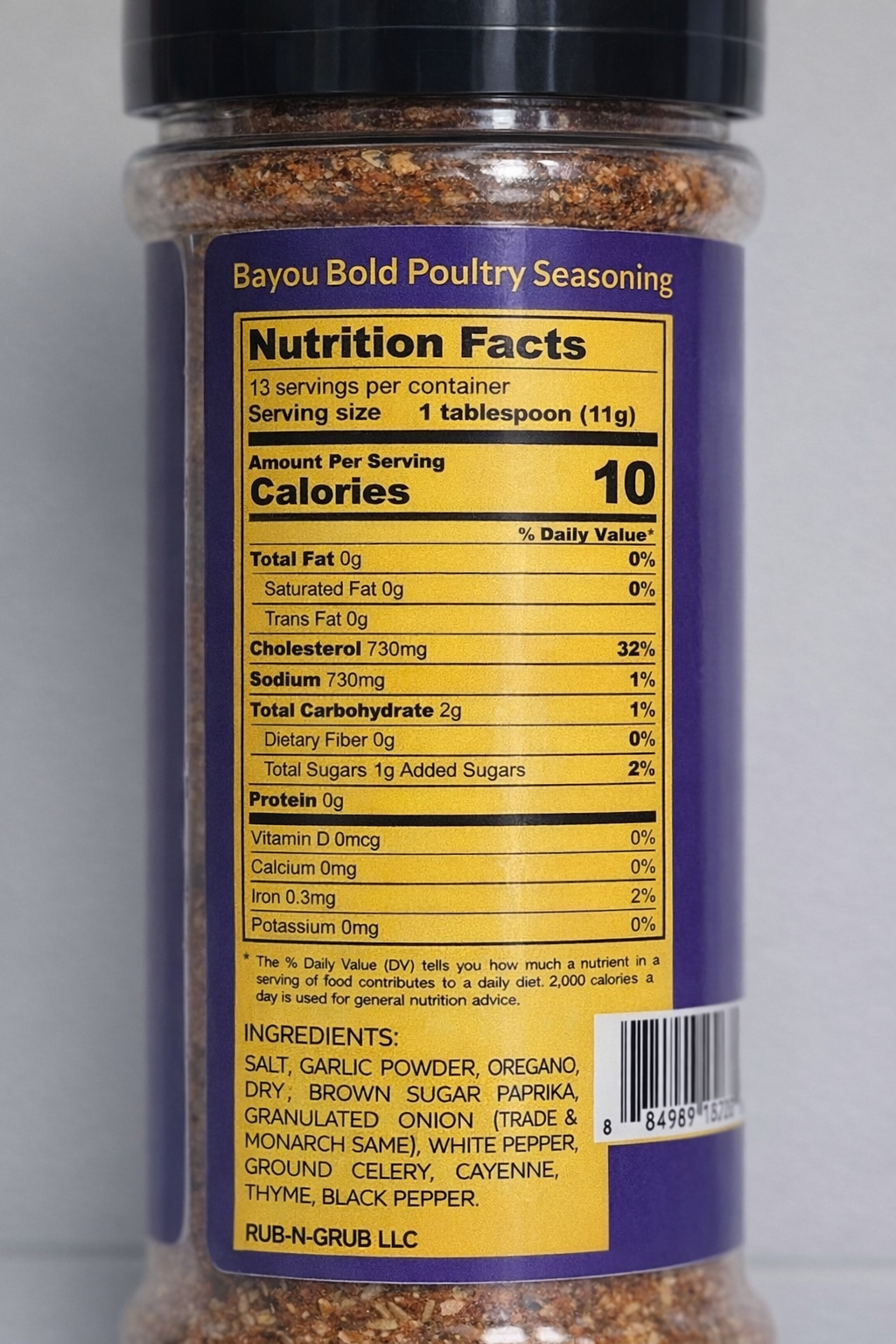 Bayou Bold Poultry Rub